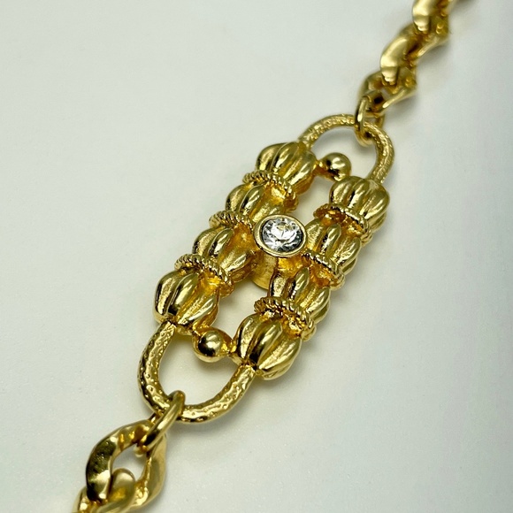 Camrose & Kross JBK Gold Plated Paperclip Necklace - Picture 6 of 6
